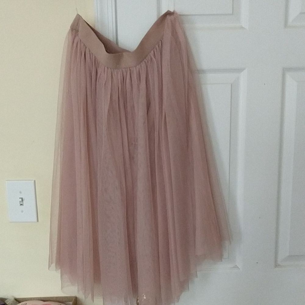 Esley Mauve Tulle Skirt